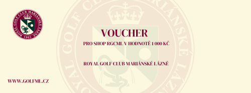 Voucher do Pro Shopu RGCML v hodnotě 1 000 Kč