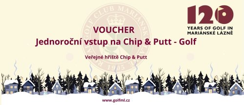 Voucher 3x Green Fee 18 jamek - kopie - kopie